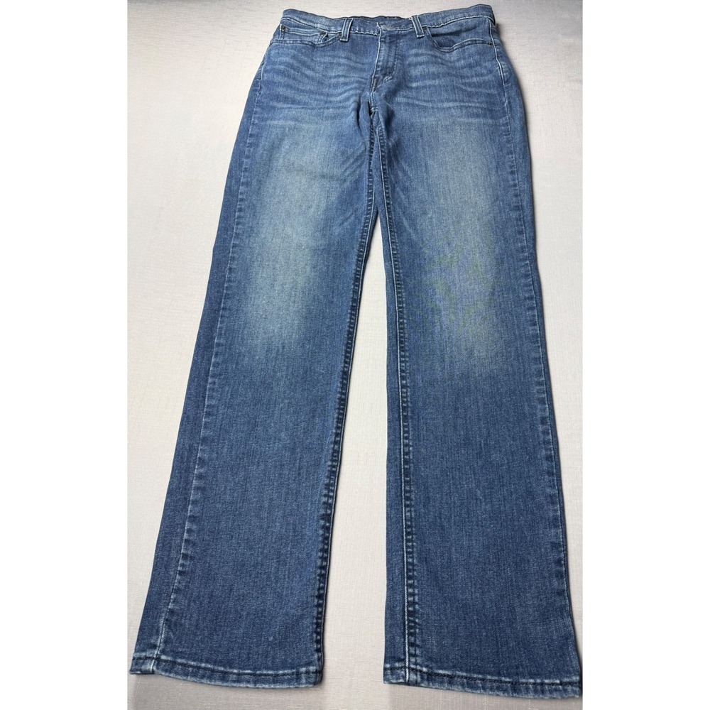 Levis 541 Athletic Taper Jeans Mens 33x34 Blue Medium Wash Stretch 18181-0216 - Picture 5 of 12